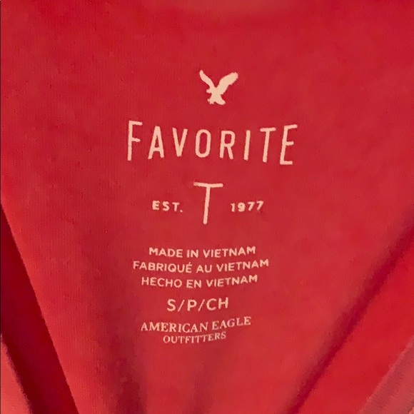 A&E Salmon Pink Favorite V-Neck T - Picture 3 of 4